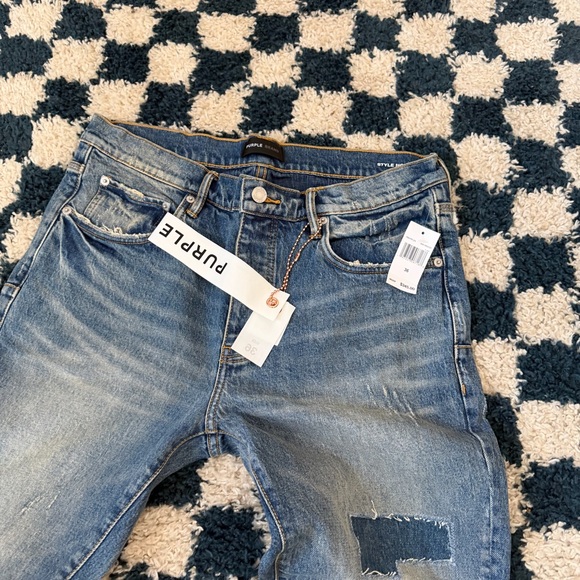 PURPLE JEANS slim fit low rise flare NWT - Picture 2 of 6